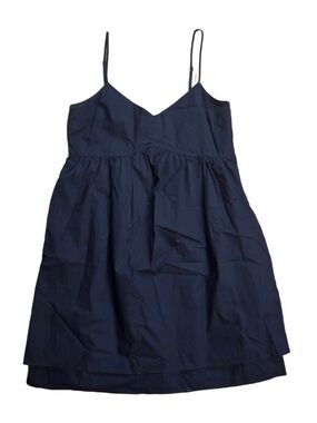 10 Crosby Derek Lam Navy Blue Spaghetti Strap Dress